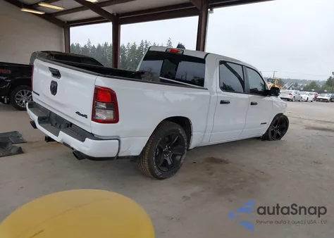 2024 Ram 1500 Big Horn 4X4 5'7 Box из США, поврежденный, VIN 1C6SRFFT0RN136042